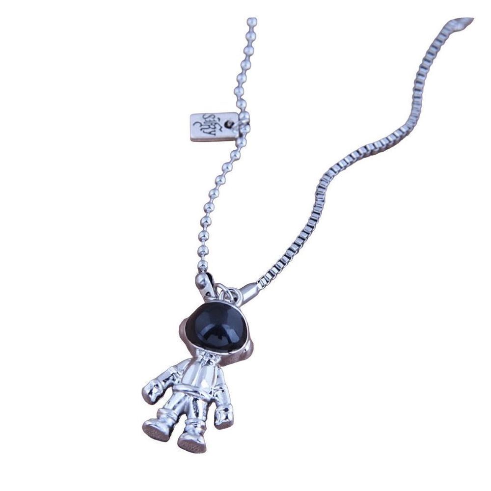Astronaut steel fashion hip-hop long necklace